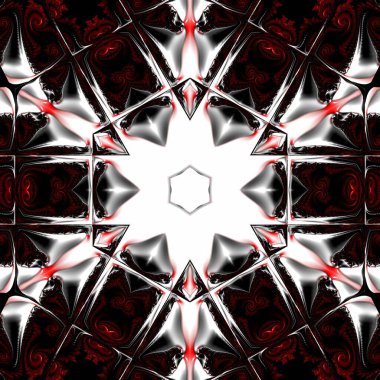 Soyut Bilgisayar Fraktal Tasarımı. Fraktal hiç bitmeyen bir desen. Fraktallar, farklı ölçeklerde kendine benzeyen sonsuz derecede karmaşık kalıplardır. Cep telefonu duvar kağıdı için harika.