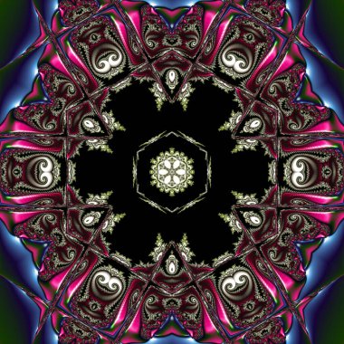 Soyut Bilgisayar Fraktal Tasarımı. Fraktal hiç bitmeyen bir desen. Fraktallar, farklı ölçeklerde kendine benzeyen sonsuz derecede karmaşık kalıplardır. Cep telefonu duvar kağıdı için harika.