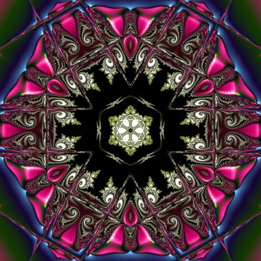 Soyut Bilgisayar Fraktal Tasarımı. Fraktal hiç bitmeyen bir desen. Fraktallar, farklı ölçeklerde kendine benzeyen sonsuz derecede karmaşık kalıplardır. Cep telefonu duvar kağıdı için harika.