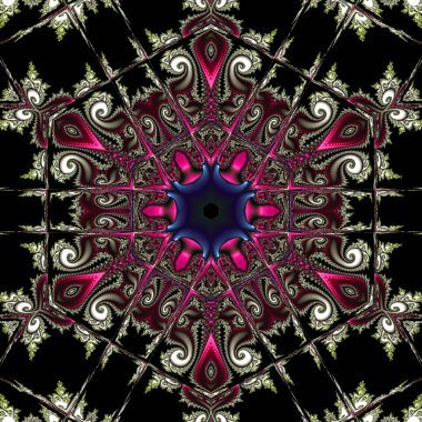 Soyut Bilgisayar Fraktal Tasarımı. Fraktal hiç bitmeyen bir desen. Fraktallar, farklı ölçeklerde kendine benzeyen sonsuz derecede karmaşık kalıplardır. Cep telefonu duvar kağıdı için harika.