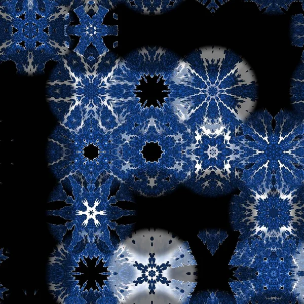 Abstract Computergegenereerd Fractaal Ontwerp Een Fractal Een Nooit Eindigend Patroon — Stockfoto