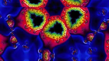 Soyut Bilgisayar Fraktal Tasarımı. Fraktal hiç bitmeyen bir desen. Fraktallar, farklı ölçeklerde kendine benzeyen sonsuz derecede karmaşık kalıplardır. Cep telefonu duvar kağıdı için harika.