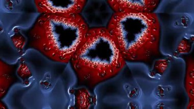 Soyut Bilgisayar Fraktal Tasarımı. Fraktal hiç bitmeyen bir desen. Fraktallar, farklı ölçeklerde kendine benzeyen sonsuz derecede karmaşık kalıplardır. Cep telefonu duvar kağıdı için harika.