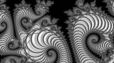 Soyut Bilgisayar Fraktal Tasarımı. Fraktal hiç bitmeyen bir desen. Fraktallar, farklı ölçeklerde kendine benzeyen sonsuz derecede karmaşık kalıplardır. Cep telefonu duvar kağıdı için harika.