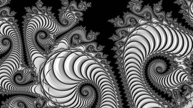 Soyut Bilgisayar Fraktal Tasarımı. Fraktal hiç bitmeyen bir desen. Fraktallar, farklı ölçeklerde kendine benzeyen sonsuz derecede karmaşık kalıplardır. Cep telefonu duvar kağıdı için harika.