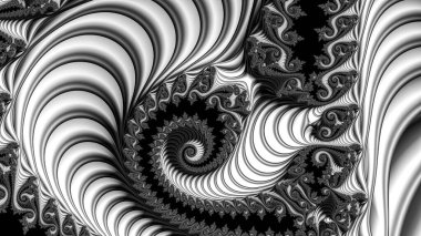 Soyut Bilgisayar Fraktal Tasarımı. Fraktal hiç bitmeyen bir desen. Fraktallar, farklı ölçeklerde kendine benzeyen sonsuz derecede karmaşık kalıplardır. Cep telefonu duvar kağıdı için harika.