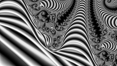 Soyut Bilgisayar Fraktal Tasarımı. Fraktal hiç bitmeyen bir desen. Fraktallar, farklı ölçeklerde kendine benzeyen sonsuz derecede karmaşık kalıplardır. Cep telefonu duvar kağıdı için harika.