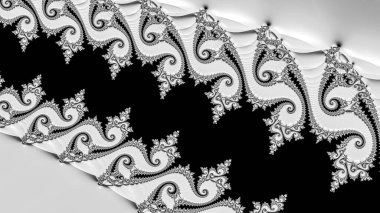 Soyut Bilgisayar Fraktal Tasarımı. Fraktal hiç bitmeyen bir desen. Fraktallar, farklı ölçeklerde kendine benzeyen sonsuz derecede karmaşık kalıplardır. Cep telefonu duvar kağıdı için harika.