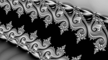 Soyut Bilgisayar Fraktal Tasarımı. Fraktal hiç bitmeyen bir desen. Fraktallar, farklı ölçeklerde kendine benzeyen sonsuz derecede karmaşık kalıplardır. Cep telefonu duvar kağıdı için harika.