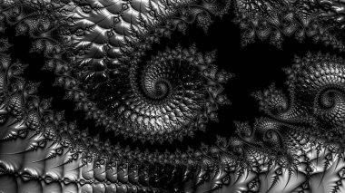 Soyut Bilgisayar Fraktal Tasarımı. Fraktal hiç bitmeyen bir desen. Fraktallar, farklı ölçeklerde kendine benzeyen sonsuz derecede karmaşık kalıplardır. Cep telefonu duvar kağıdı için harika.