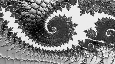 Soyut Bilgisayar Fraktal Tasarımı. Fraktal hiç bitmeyen bir desen. Fraktallar, farklı ölçeklerde kendine benzeyen sonsuz derecede karmaşık kalıplardır. Cep telefonu duvar kağıdı için harika.