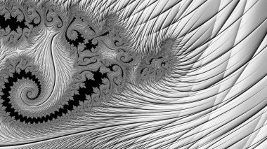 Soyut Bilgisayar Fraktal Tasarımı. Fraktal hiç bitmeyen bir desen. Fraktallar, farklı ölçeklerde kendine benzeyen sonsuz derecede karmaşık kalıplardır. Cep telefonu duvar kağıdı için harika.