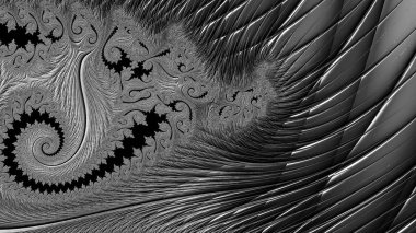 Soyut Bilgisayar Fraktal Tasarımı. Fraktal hiç bitmeyen bir desen. Fraktallar, farklı ölçeklerde kendine benzeyen sonsuz derecede karmaşık kalıplardır. Cep telefonu duvar kağıdı için harika.