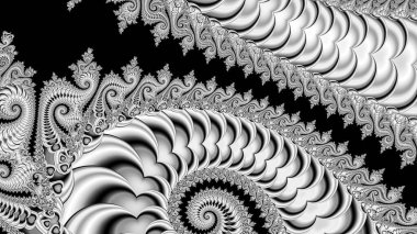 Soyut Bilgisayar Fraktal Tasarımı. Fraktal hiç bitmeyen bir desen. Fraktallar, farklı ölçeklerde kendine benzeyen sonsuz derecede karmaşık kalıplardır. Cep telefonu duvar kağıdı için harika.