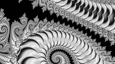 Soyut Bilgisayar Fraktal Tasarımı. Fraktal hiç bitmeyen bir desen. Fraktallar, farklı ölçeklerde kendine benzeyen sonsuz derecede karmaşık kalıplardır. Cep telefonu duvar kağıdı için harika.