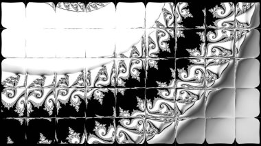 Soyut Bilgisayar Fraktal Tasarımı. Fraktal hiç bitmeyen bir desen. Fraktallar, farklı ölçeklerde kendine benzeyen sonsuz derecede karmaşık kalıplardır. Cep telefonu duvar kağıdı için harika.