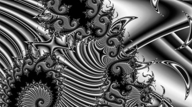 Soyut Bilgisayar Fraktal Tasarımı. Fraktal hiç bitmeyen bir desen. Fraktallar, farklı ölçeklerde kendine benzeyen sonsuz derecede karmaşık kalıplardır. Cep telefonu duvar kağıdı için harika.