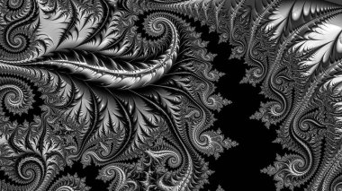 Soyut Bilgisayar Fraktal Tasarımı. Fraktal hiç bitmeyen bir desen. Fraktallar, farklı ölçeklerde kendine benzeyen sonsuz derecede karmaşık kalıplardır. Cep telefonu duvar kağıdı için harika.