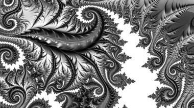 Soyut Bilgisayar Fraktal Tasarımı. Fraktal hiç bitmeyen bir desen. Fraktallar, farklı ölçeklerde kendine benzeyen sonsuz derecede karmaşık kalıplardır. Cep telefonu duvar kağıdı için harika.