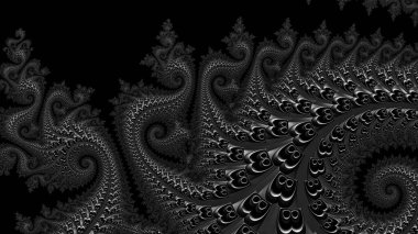 Soyut Bilgisayar Fraktal Tasarımı. Fraktal hiç bitmeyen bir desen. Fraktallar, farklı ölçeklerde kendine benzeyen sonsuz derecede karmaşık kalıplardır. Cep telefonu duvar kağıdı için harika.