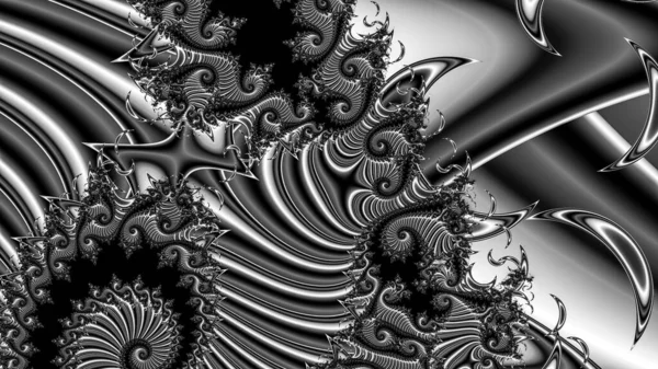 Abstract Computer Generated Fractal Design Fractal Padrão Interminável Fractais São — Fotografia de Stock