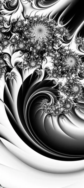 Αφηρημένος Υπολογιστής Που Δημιουργείται Fractal Σχεδιασμός Φράκταλ Είναι Ένα Ατέρμονο — Φωτογραφία Αρχείου