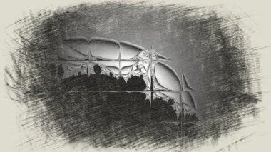 Soyut Bilgisayar Fraktal Tasarımı. Fraktal hiç bitmeyen bir desen. Fraktallar, farklı ölçeklerde kendine benzeyen sonsuz derecede karmaşık kalıplardır. Cep telefonu duvar kağıdı için harika.