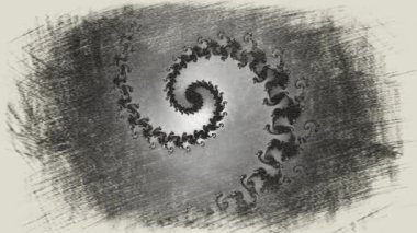 Soyut Bilgisayar Fraktal Tasarımı. Fraktal hiç bitmeyen bir desen. Fraktallar, farklı ölçeklerde kendine benzeyen sonsuz derecede karmaşık kalıplardır. Cep telefonu duvar kağıdı için harika.