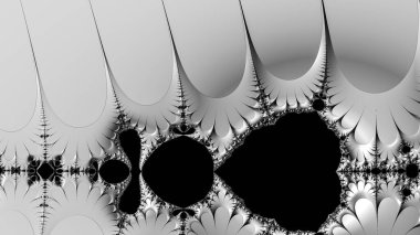 Soyut Bilgisayar Fraktal Tasarımı. Fraktal hiç bitmeyen bir desen. Fraktallar, farklı ölçeklerde kendine benzeyen sonsuz derecede karmaşık kalıplardır. Cep telefonu duvar kağıdı için harika.