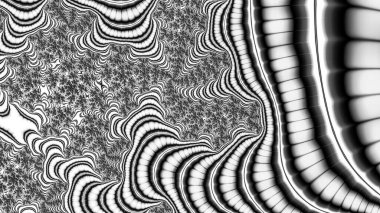 Soyut Bilgisayar Fraktal Tasarımı. Fraktal hiç bitmeyen bir desen. Fraktallar, farklı ölçeklerde kendine benzeyen sonsuz derecede karmaşık kalıplardır. Cep telefonu duvar kağıdı için harika.