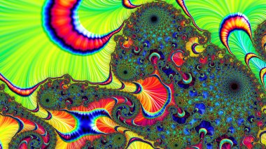 Soyut Bilgisayar Fraktal Tasarımı. Fraktal hiç bitmeyen bir desen. Fraktallar, farklı ölçeklerde kendine benzeyen sonsuz derecede karmaşık kalıplardır. Cep telefonu duvar kağıdı için harika.