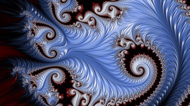 Soyut Bilgisayar Fraktal Tasarımı. Fraktal hiç bitmeyen bir desen. Fraktallar, farklı ölçeklerde kendine benzeyen sonsuz derecede karmaşık kalıplardır. Cep telefonu duvar kağıdı için harika.