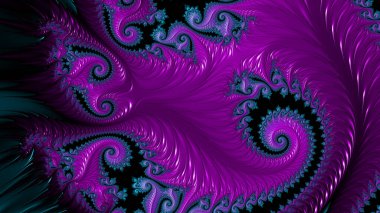 Soyut Bilgisayar Fraktal Tasarımı. Fraktal hiç bitmeyen bir desen. Fraktallar, farklı ölçeklerde kendine benzeyen sonsuz derecede karmaşık kalıplardır. Cep telefonu duvar kağıdı için harika.