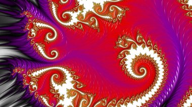 Soyut Bilgisayar Fraktal Tasarımı. Fraktal hiç bitmeyen bir desen. Fraktallar, farklı ölçeklerde kendine benzeyen sonsuz derecede karmaşık kalıplardır. Cep telefonu duvar kağıdı için harika.