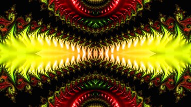 Soyut Bilgisayar Fraktal Tasarımı. Fraktal hiç bitmeyen bir desen. Fraktallar, farklı ölçeklerde kendine benzeyen sonsuz derecede karmaşık kalıplardır. Cep telefonu duvar kağıdı için harika.