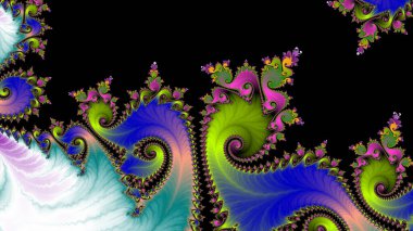 Soyut Bilgisayar Fraktal Tasarımı. Fraktal hiç bitmeyen bir desen. Fraktallar, farklı ölçeklerde kendine benzeyen sonsuz derecede karmaşık kalıplardır. Cep telefonu duvar kağıdı için harika.