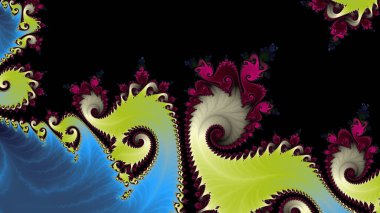 Soyut Bilgisayar Fraktal Tasarımı. Fraktal hiç bitmeyen bir desen. Fraktallar, farklı ölçeklerde kendine benzeyen sonsuz derecede karmaşık kalıplardır. Cep telefonu duvar kağıdı için harika.