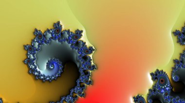 Soyut Bilgisayar Fraktal Tasarımı. Fraktal hiç bitmeyen bir desen. Fraktallar, farklı ölçeklerde kendine benzeyen sonsuz derecede karmaşık kalıplardır. Cep telefonu duvar kağıdı için harika.