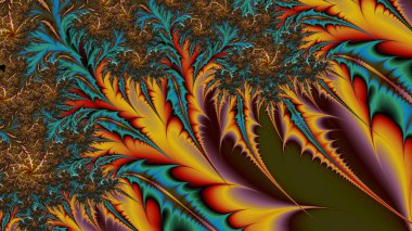 Soyut Bilgisayar Fraktal Tasarımı. Fraktal hiç bitmeyen bir desen. Fraktallar, farklı ölçeklerde kendine benzeyen sonsuz derecede karmaşık kalıplardır. Cep telefonu duvar kağıdı için harika.