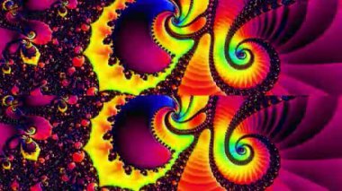 Soyut Bilgisayar Fraktal Tasarımı. Fraktal hiç bitmeyen bir desen. Fraktallar, farklı ölçeklerde kendine benzeyen sonsuz derecede karmaşık kalıplardır. Cep telefonu duvar kağıdı için harika.