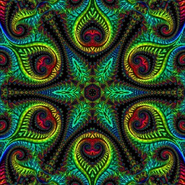 Soyut Bilgisayar Fraktal Tasarımı. Fraktal hiç bitmeyen bir desen. Fraktallar, farklı ölçeklerde kendine benzeyen sonsuz derecede karmaşık kalıplardır. Cep telefonu duvar kağıdı için harika.