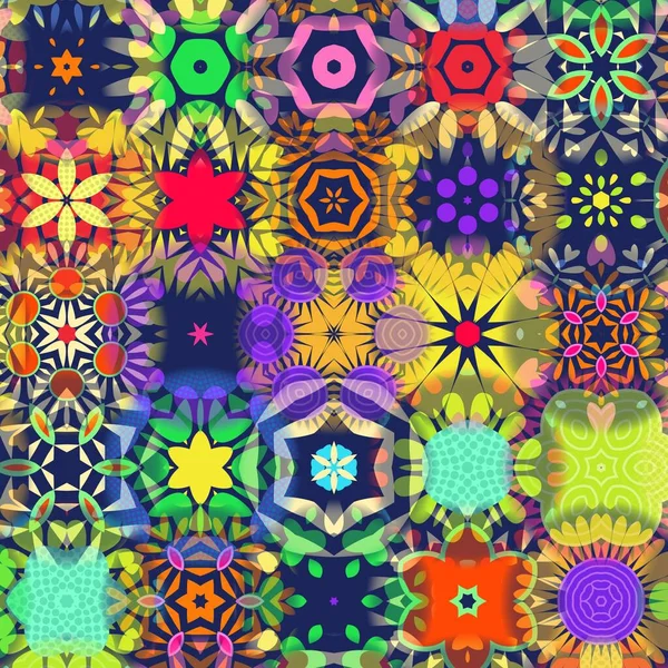 Abstract Computergegenereerd Fractaal Ontwerp Een Fractal Een Nooit Eindigend Patroon — Stockfoto