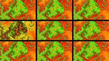 Soyut Bilgisayar Fraktal Tasarımı. Fraktal hiç bitmeyen bir desen. Fraktallar, farklı ölçeklerde kendine benzeyen sonsuz derecede karmaşık kalıplardır. Cep telefonu duvar kağıdı için harika.