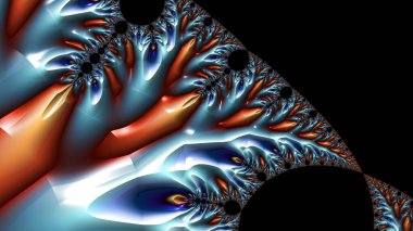 Soyut Bilgisayar Fraktal Tasarımı. Fraktal hiç bitmeyen bir desen. Fraktallar, farklı ölçeklerde kendine benzeyen sonsuz derecede karmaşık kalıplardır. Cep telefonu duvar kağıdı için harika.