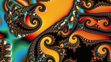 Soyut Bilgisayar Fraktal Tasarımı. Fraktal hiç bitmeyen bir desen. Fraktallar, farklı ölçeklerde kendine benzeyen sonsuz derecede karmaşık kalıplardır. Cep telefonu duvar kağıdı için harika.