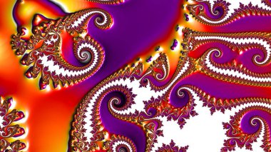 Soyut Bilgisayar Fraktal Tasarımı. Fraktal hiç bitmeyen bir desen. Fraktallar, farklı ölçeklerde kendine benzeyen sonsuz derecede karmaşık kalıplardır. Cep telefonu duvar kağıdı için harika.