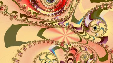 Soyut Bilgisayar Fraktal Tasarımı. Fraktal hiç bitmeyen bir desen. Fraktallar, farklı ölçeklerde kendine benzeyen sonsuz derecede karmaşık kalıplardır. Cep telefonu duvar kağıdı için harika.