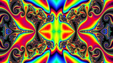 Soyut Bilgisayar Fraktal Tasarımı. Fraktal hiç bitmeyen bir desen. Fraktallar, farklı ölçeklerde kendine benzeyen sonsuz derecede karmaşık kalıplardır. Cep telefonu duvar kağıdı için harika.