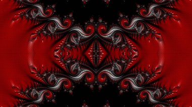 Soyut Bilgisayar Fraktal Tasarımı. Fraktal hiç bitmeyen bir desen. Fraktallar, farklı ölçeklerde kendine benzeyen sonsuz derecede karmaşık kalıplardır. Cep telefonu duvar kağıdı için harika.