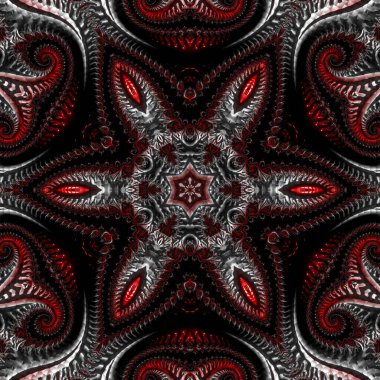 Soyut Bilgisayar Fraktal Tasarımı. Fraktal hiç bitmeyen bir desen. Fraktallar, farklı ölçeklerde kendine benzeyen sonsuz derecede karmaşık kalıplardır. Cep telefonu duvar kağıdı için harika.